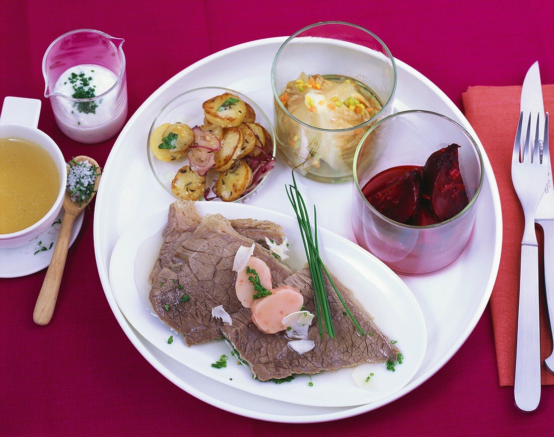 Viennese Tafelspitz (boiled beef)