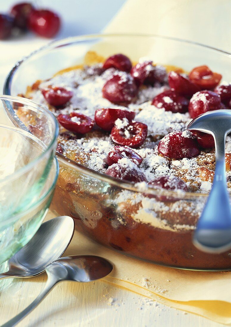 Cherry clafoutis