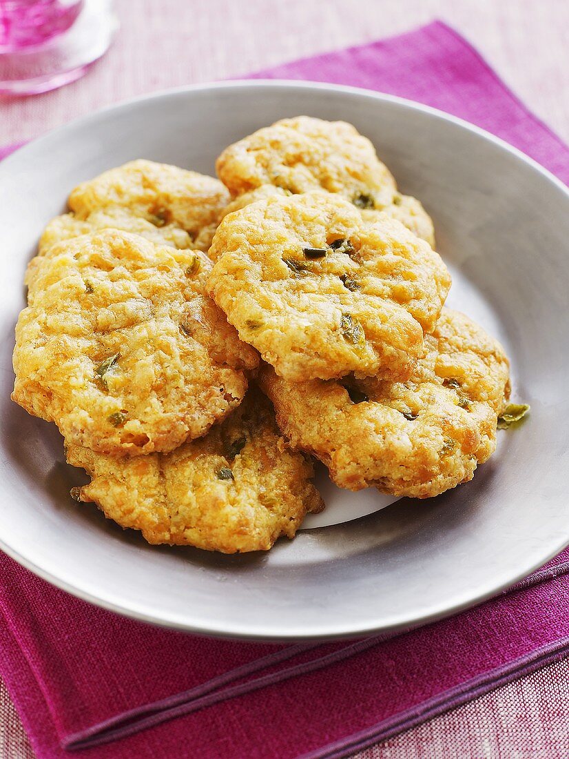 Cheese biscuits with sage