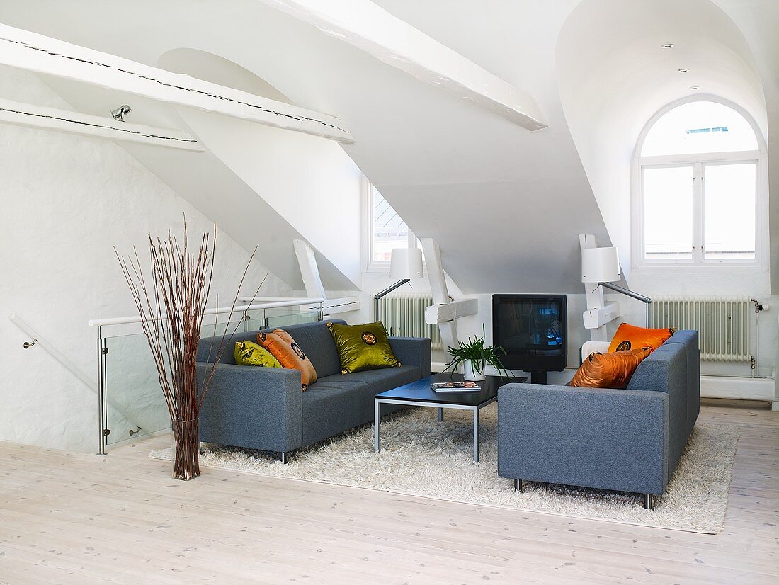 Sitting room in attic