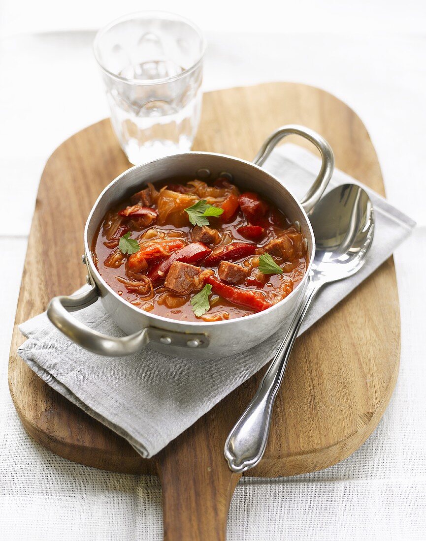 Borscht (Beetroot soup with meat, Russia)