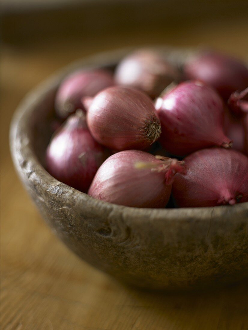 Shallots in a bowl
