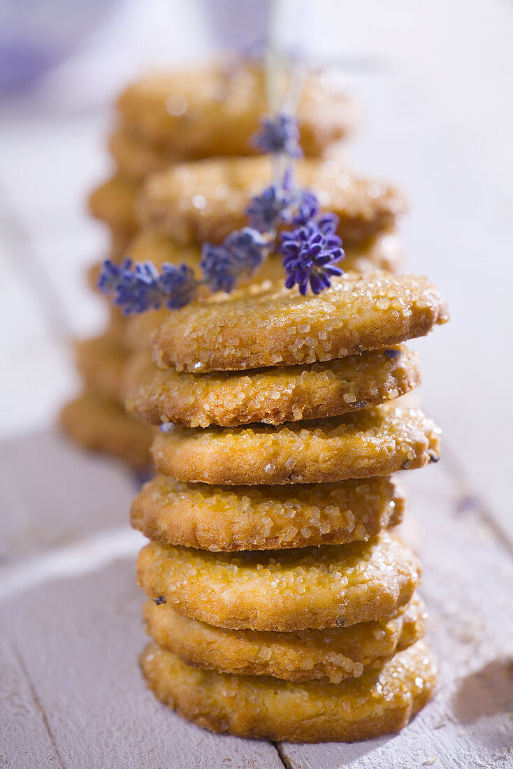 Lavender biscuits