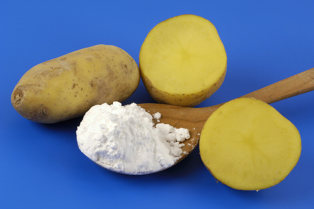 Kartoffelstärke und Kartoffeln