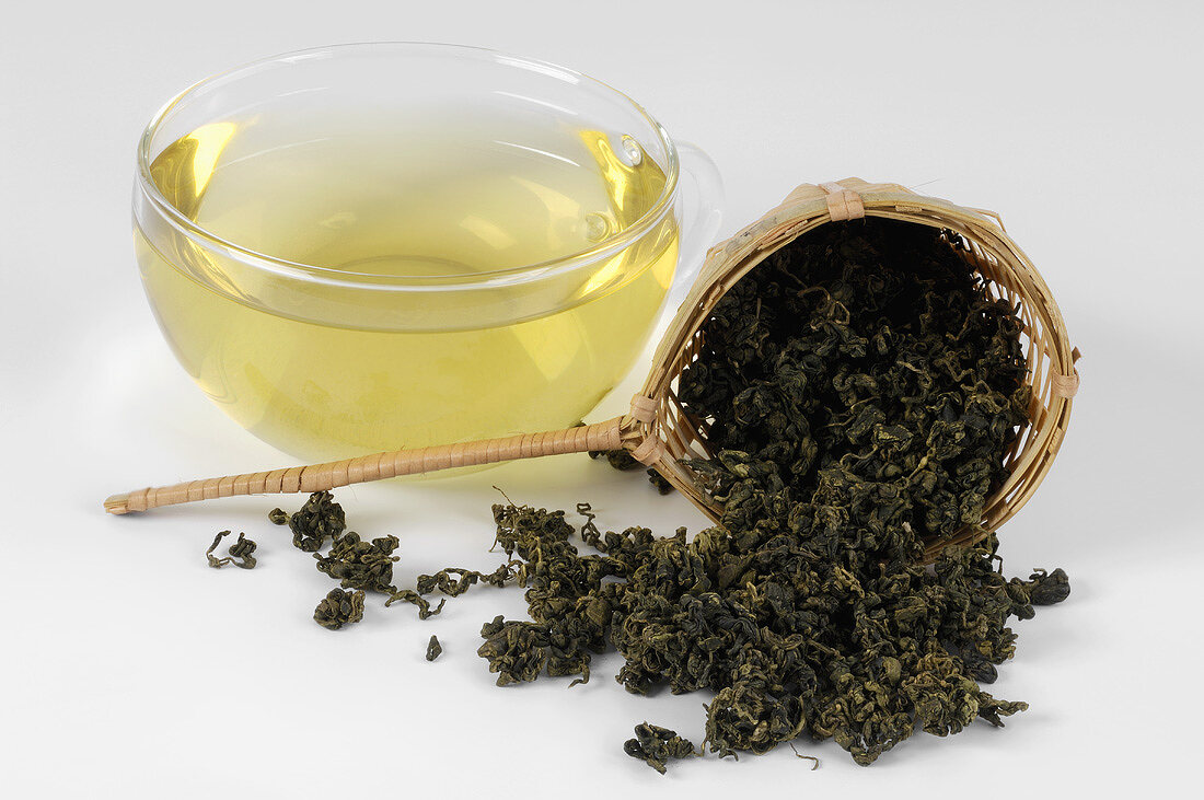 Tee aus Frauenginseng (Gynostemma pentaphyllum)