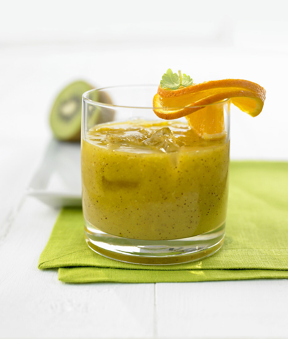 Mango-Kiwi-Smoothie mit Ingwer