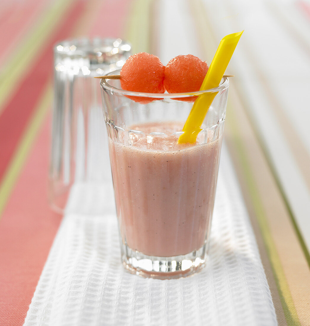 Vanilla and watermelon smoothie