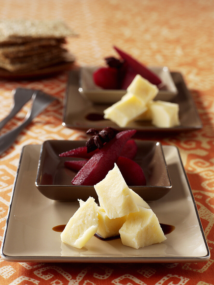 Cheese and beetroot