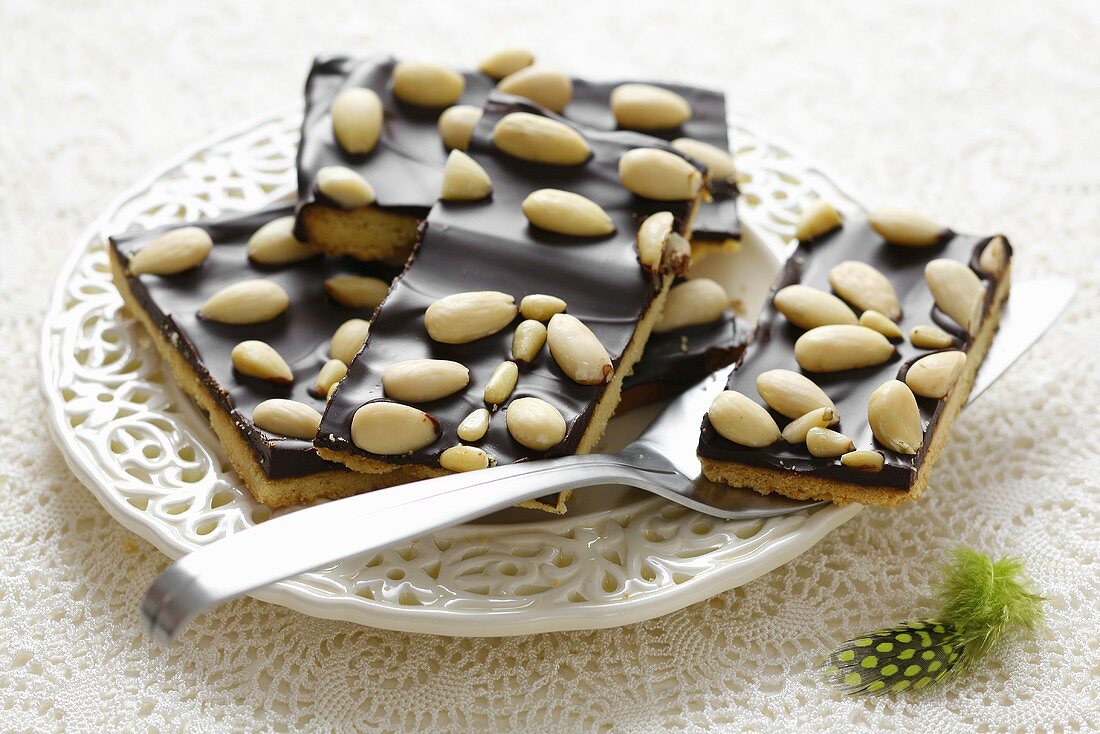 Mazurek mit Mandeln (Polnischer Osterkuche)