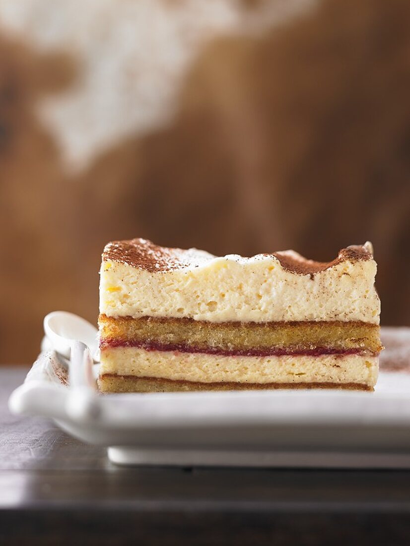 Bier tiramisu with spices