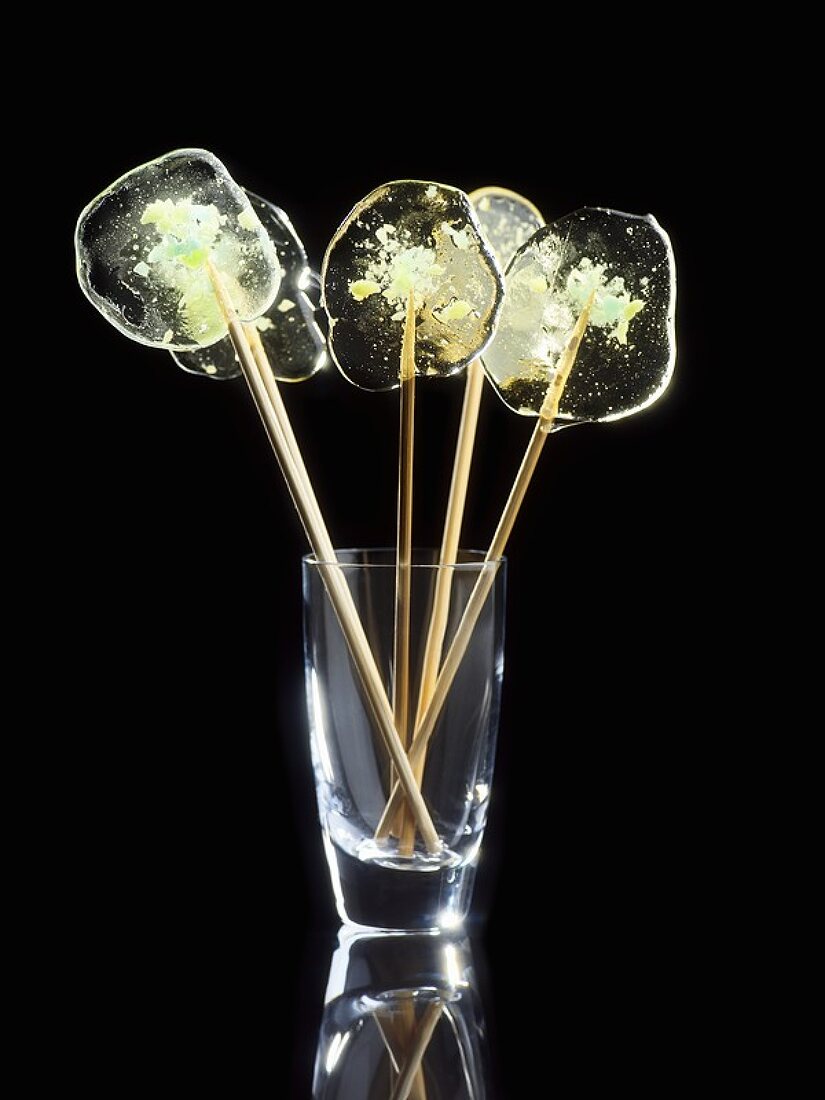 Mint lollipops