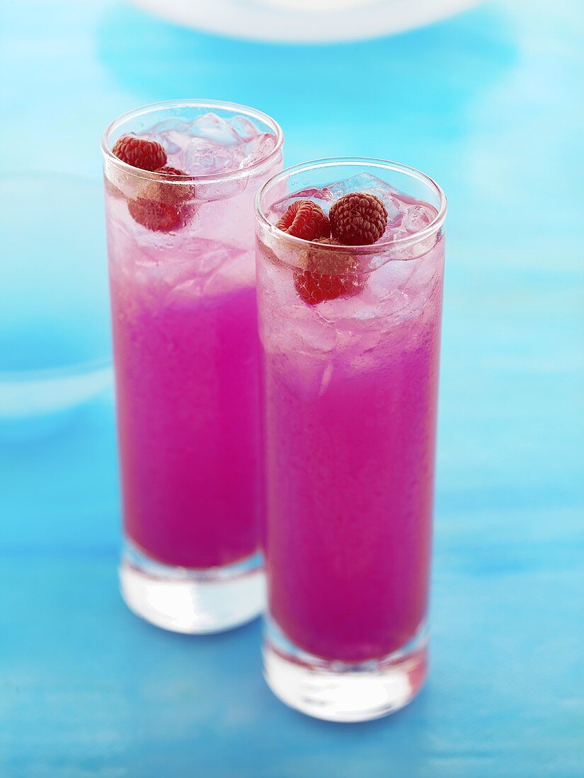 Absolute Raspberriade (made with raspberry vodka & pink lemonade)