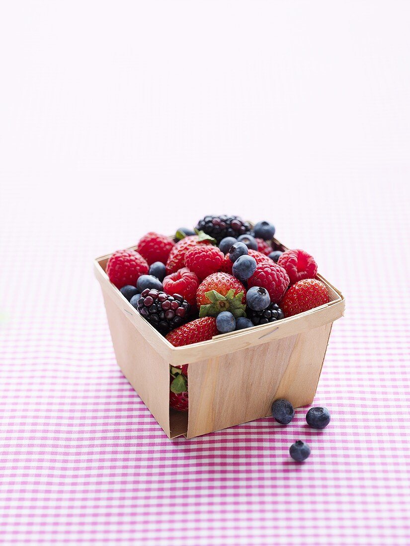 Punnet of mixed berries