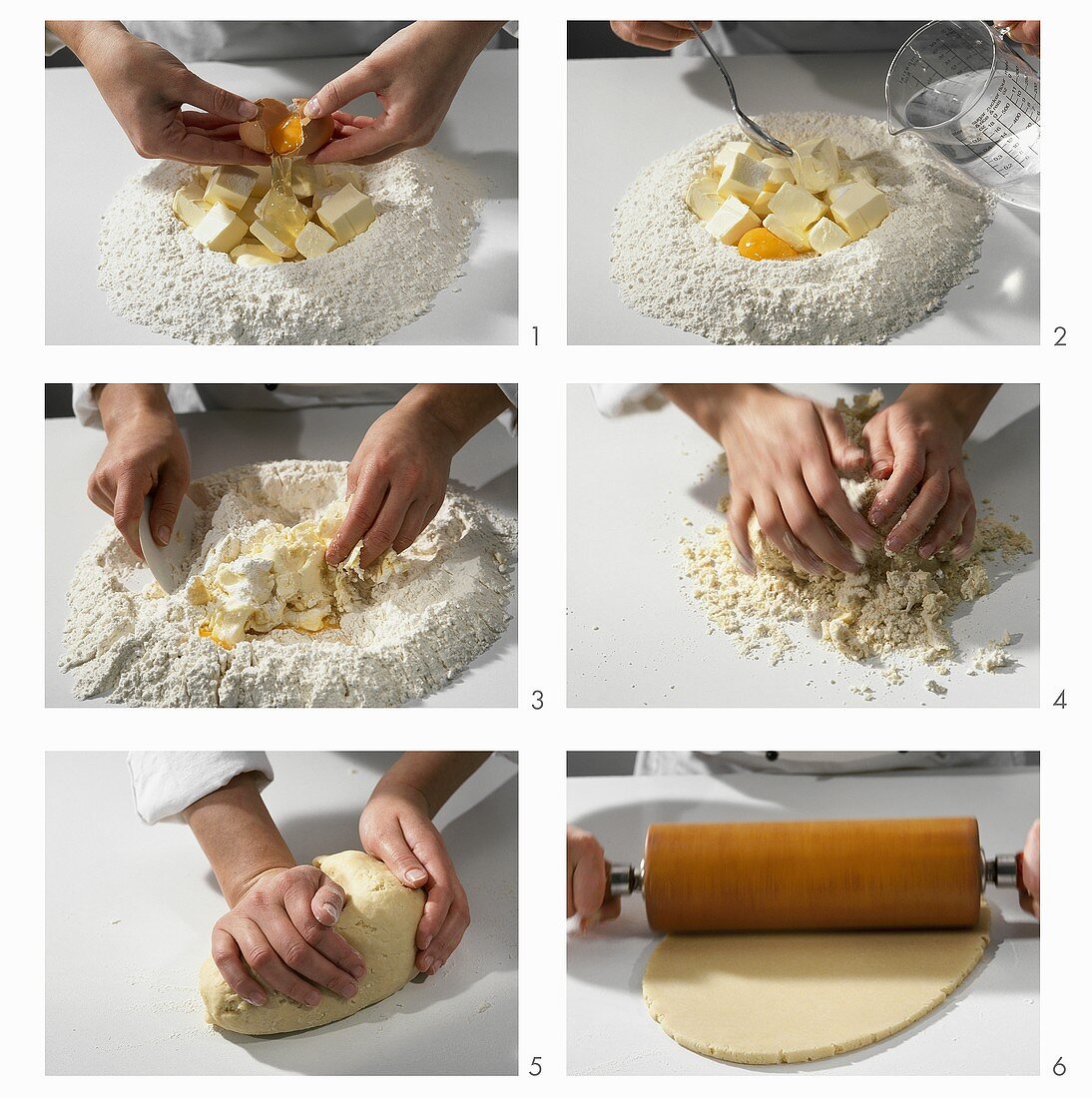 Making shortcrust pastry