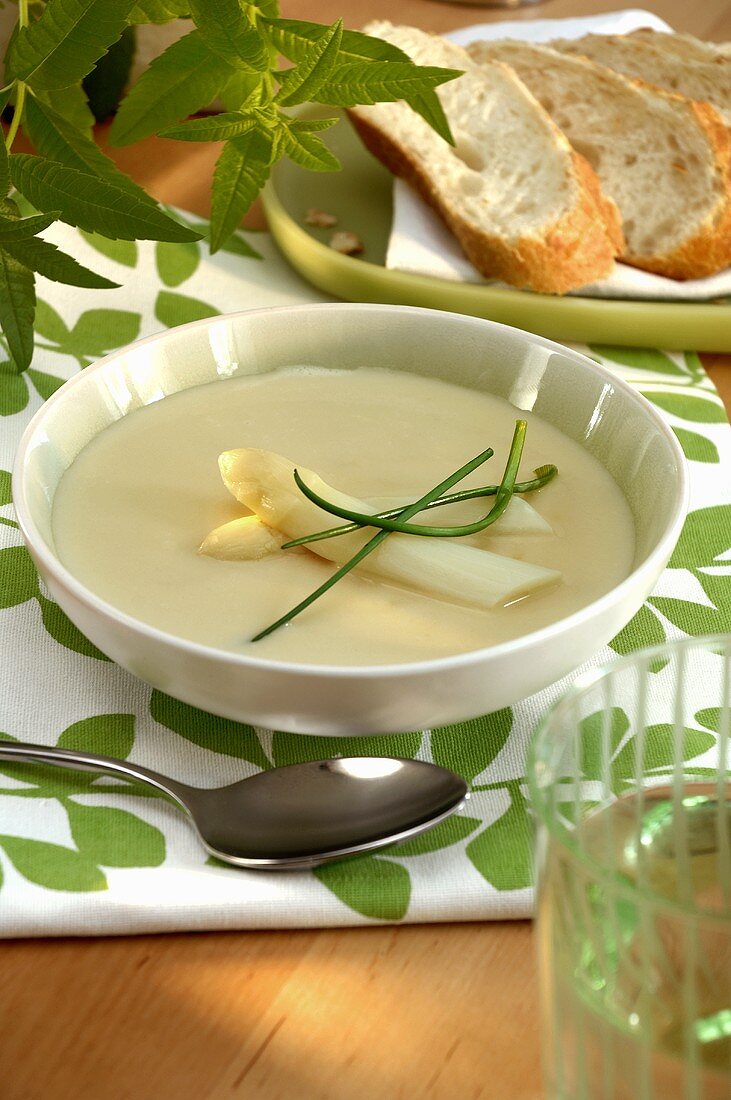 Spargelcremesuppe