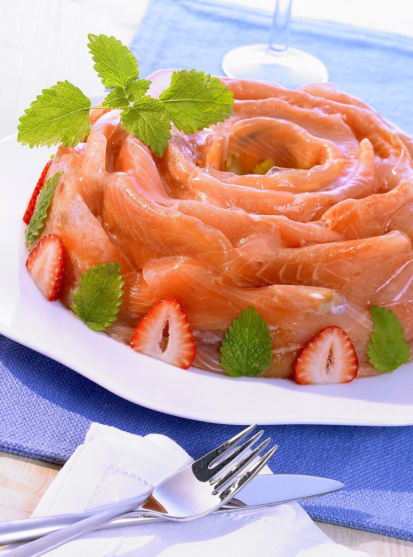 Salmon rose