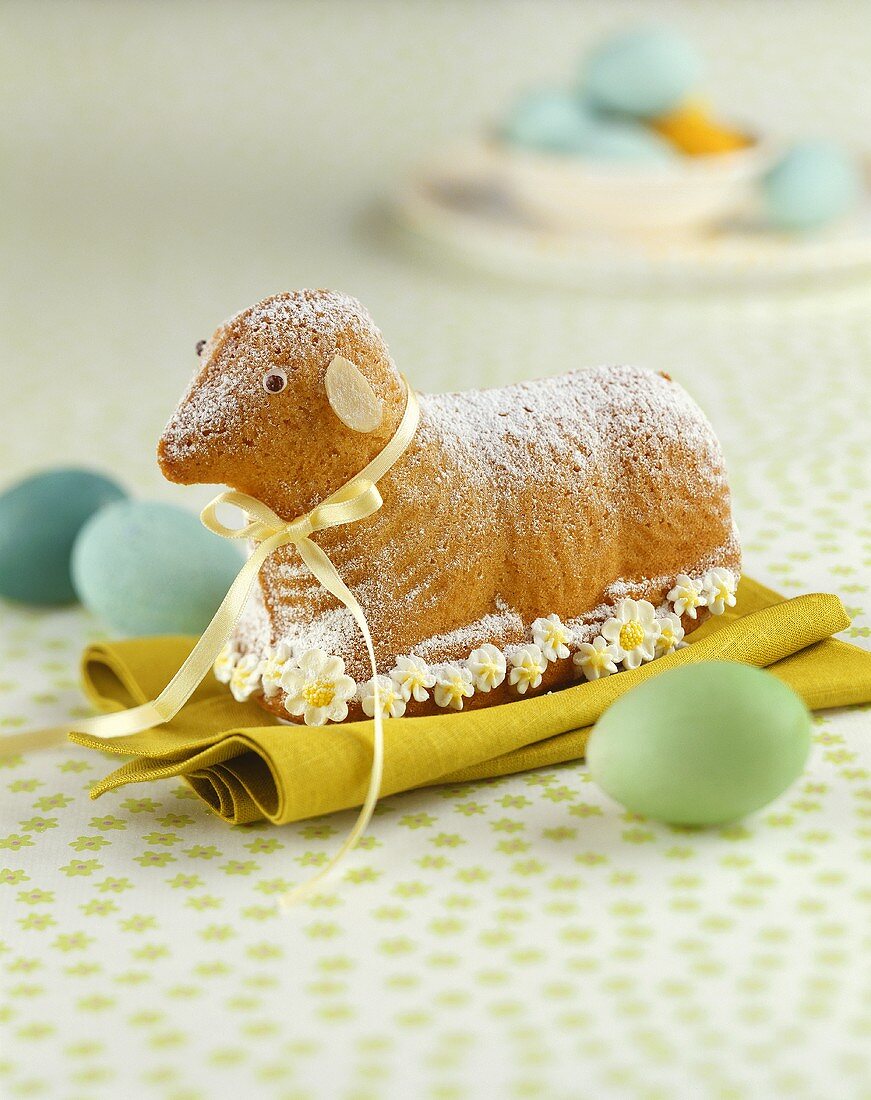Sweet baked Easter lamb
