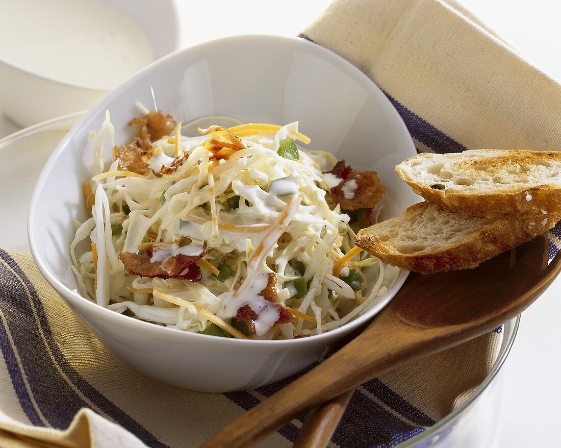 Coleslaw with mayonnaise (USA)