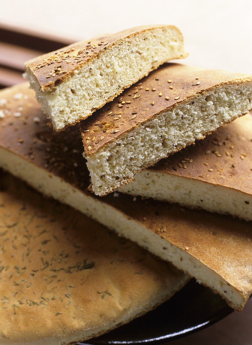 Sesame bread and aniseed bread (Morocco)