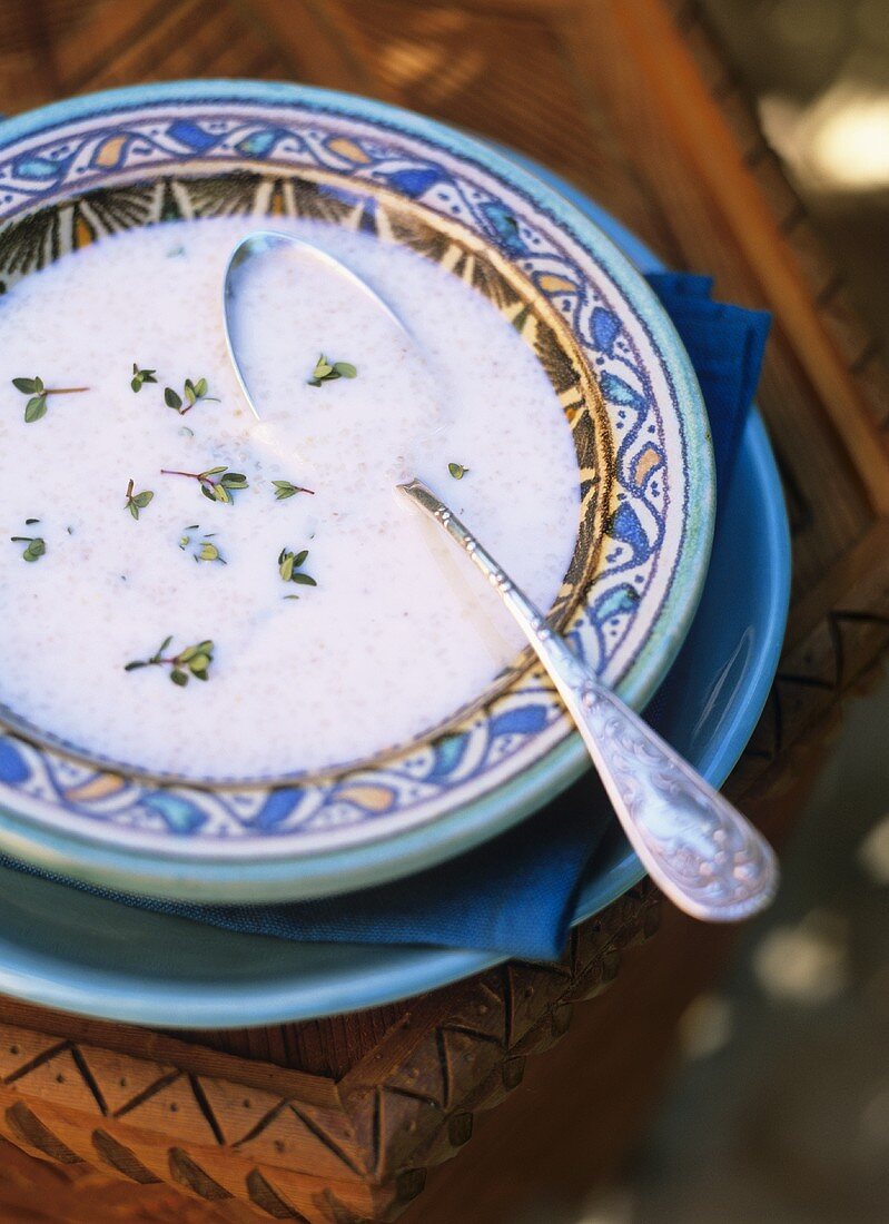Hsoua (Moroccan milk soup)