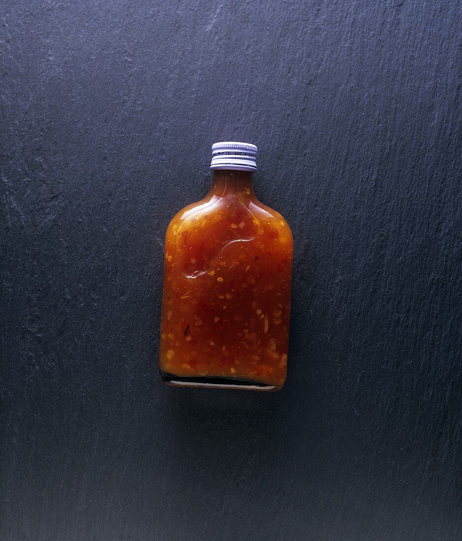 Chilisauce in Flasche