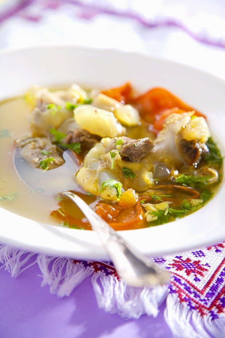 Ukha (Ukrainian fish soup)