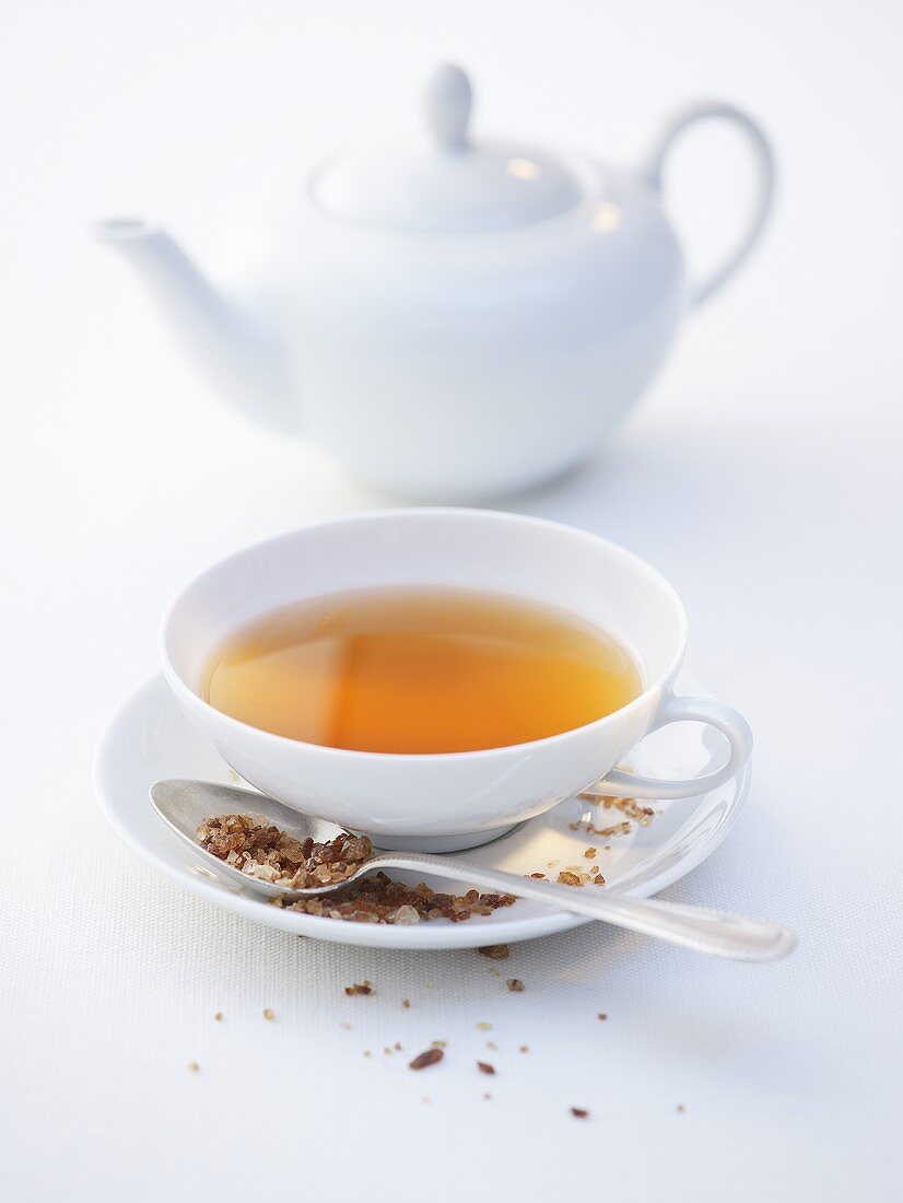 A cup of Darjeeling tea