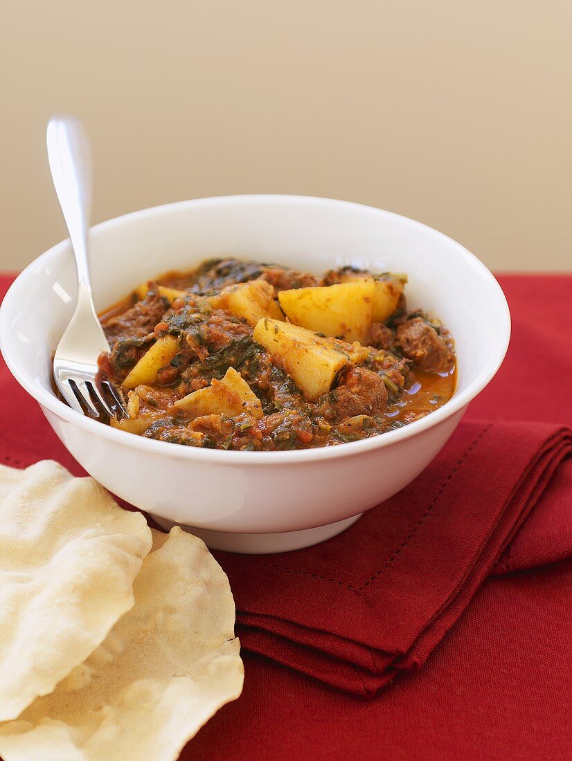 Rindfleisch-Kartoffel-Curry