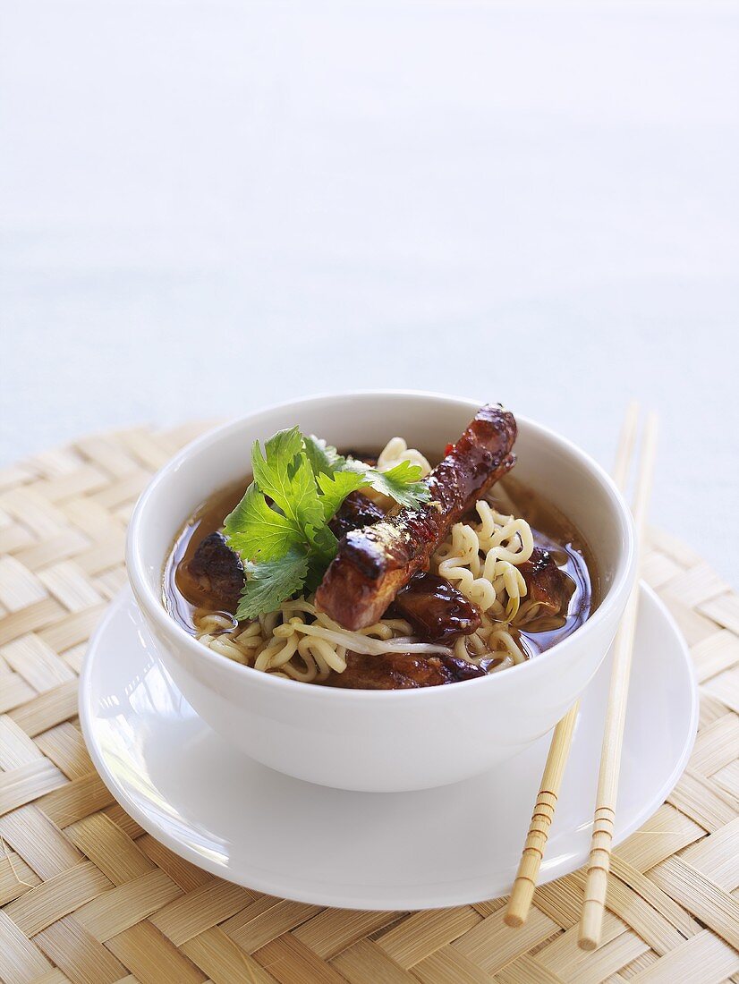 Hot and sour soup with pork (Asia)