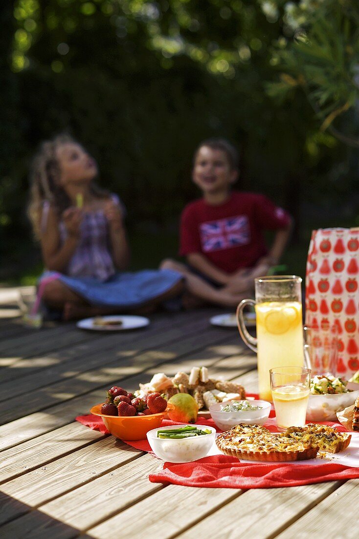 Picknick mit Kindern