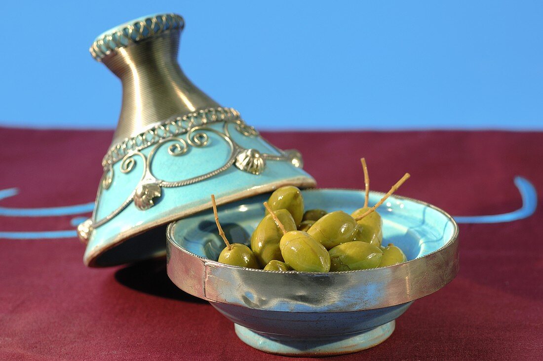 Olives in a tajine