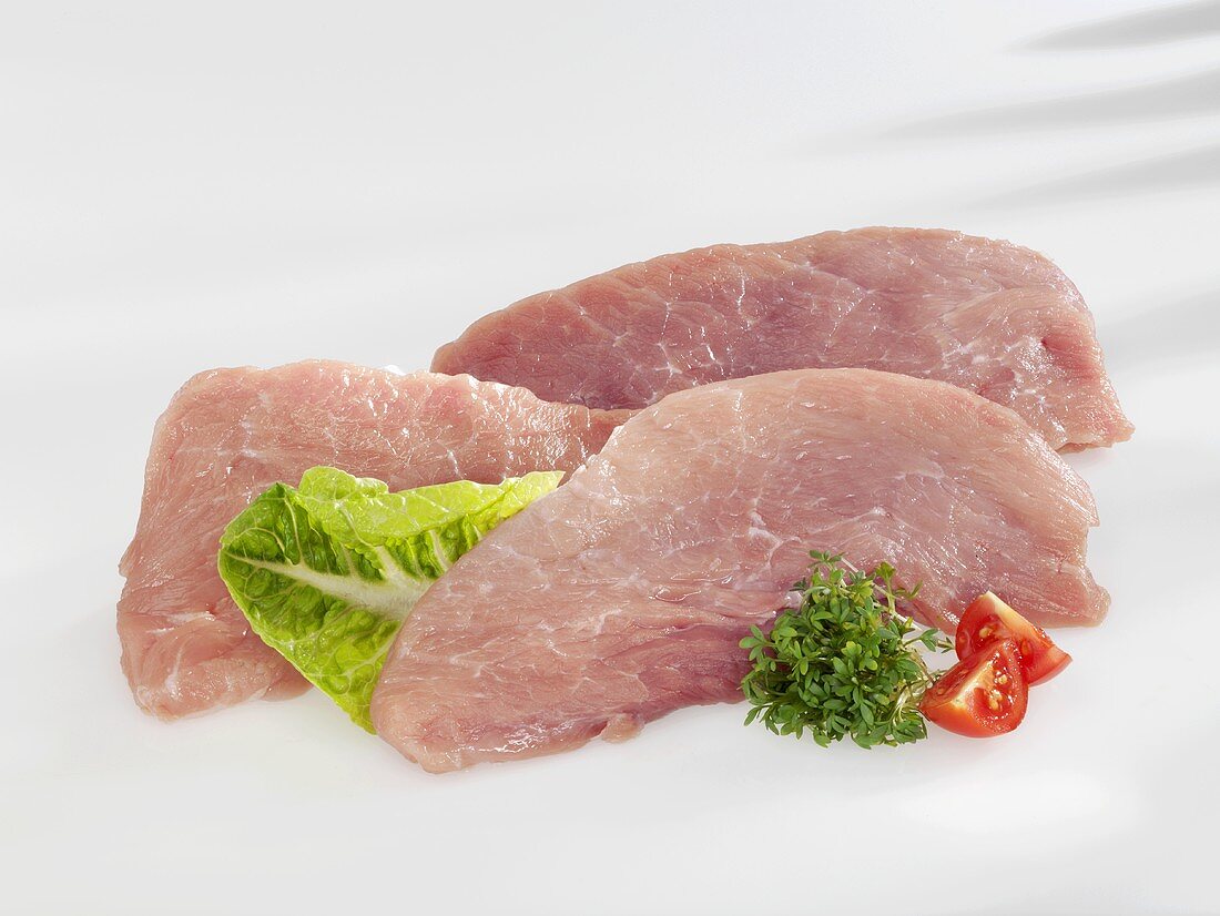 Pork escalopes from the leg (topside)