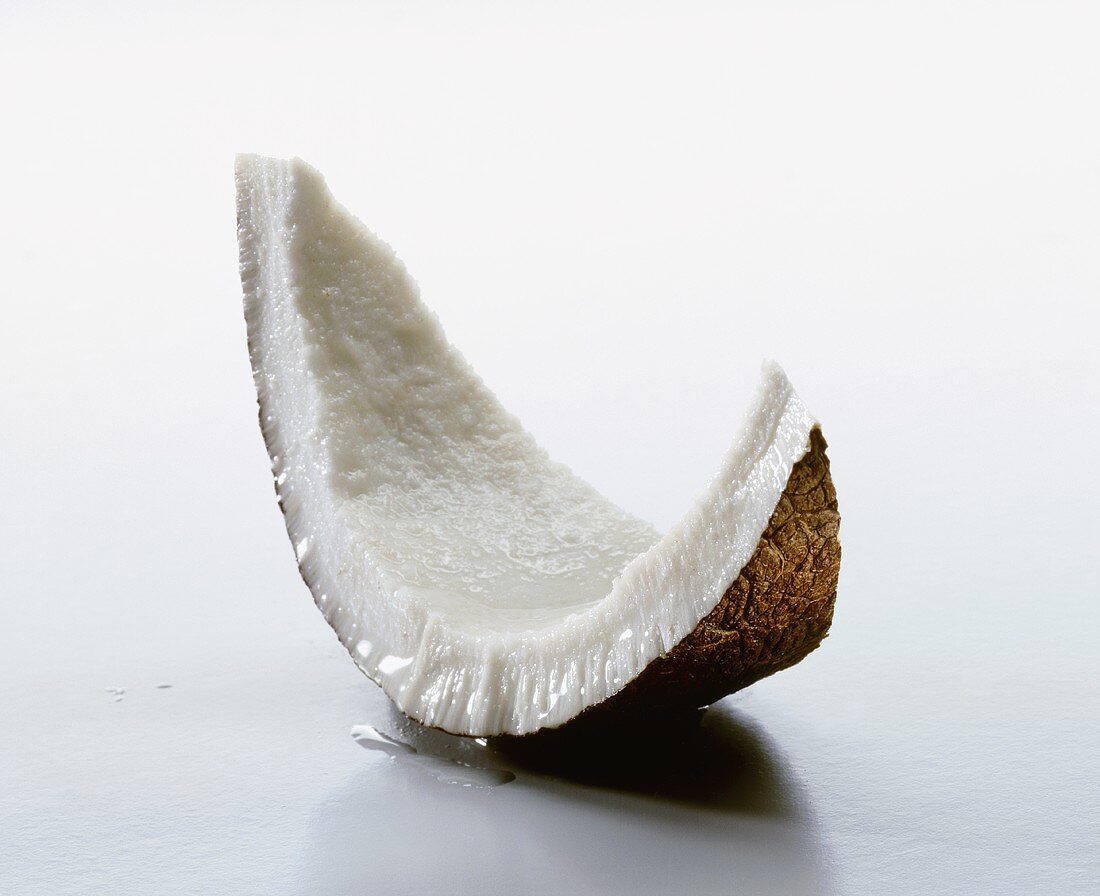 A piece of coconut