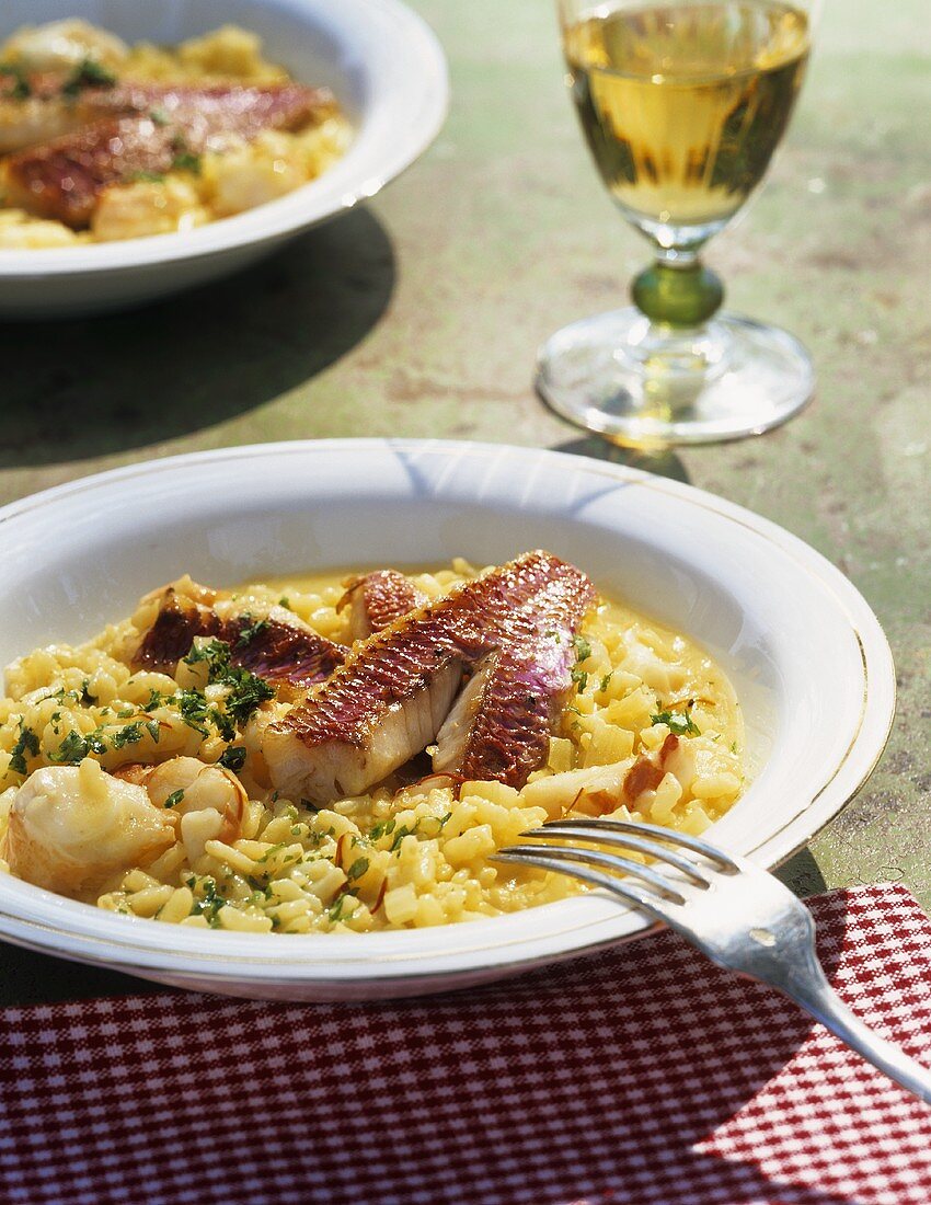 Risotto di mare (Fish risotto, Italy)