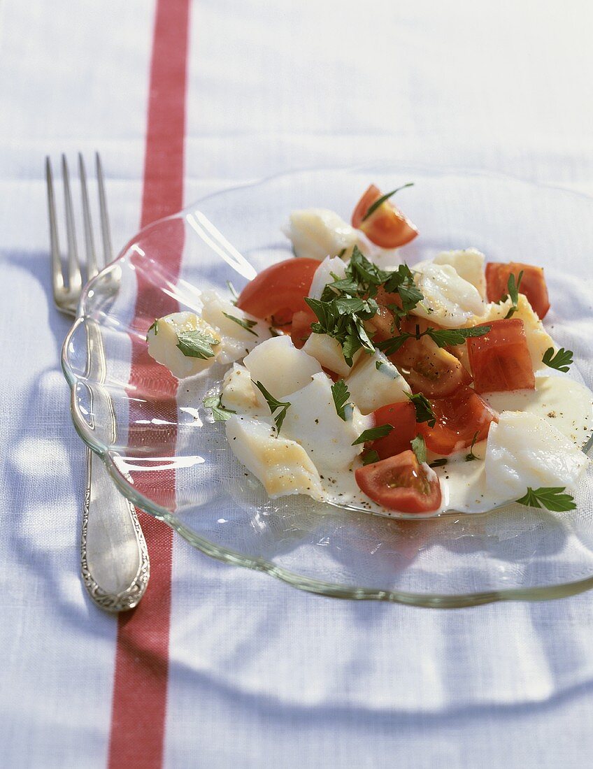 Insalata di baccalà (Salt cod salad, Italy)