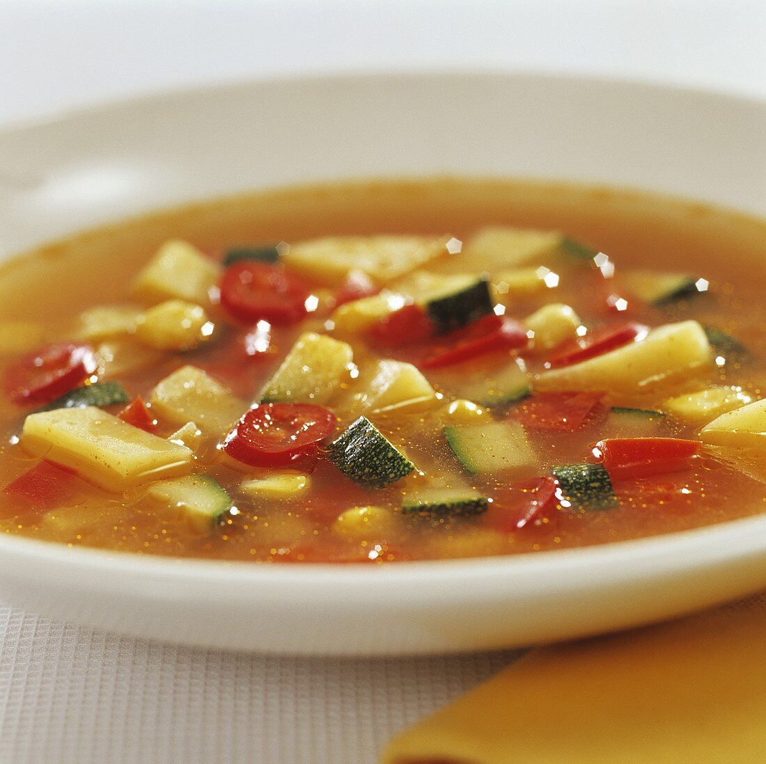 Summer vegetable soup