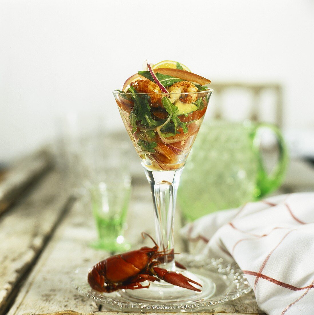 Crayfish tail cocktail