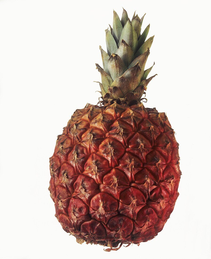 Eine rote Ananas