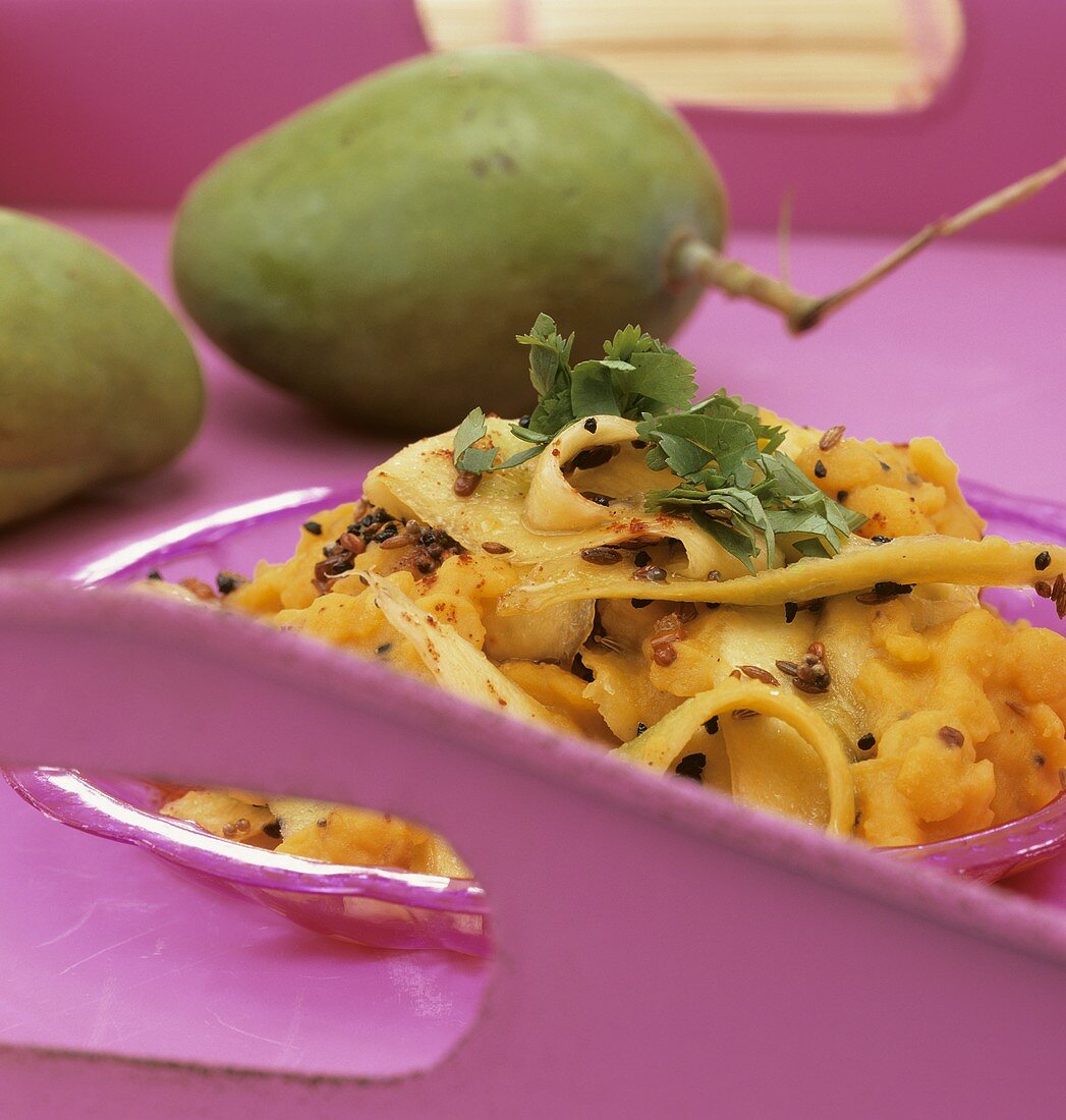 Dhal with mango (India)
