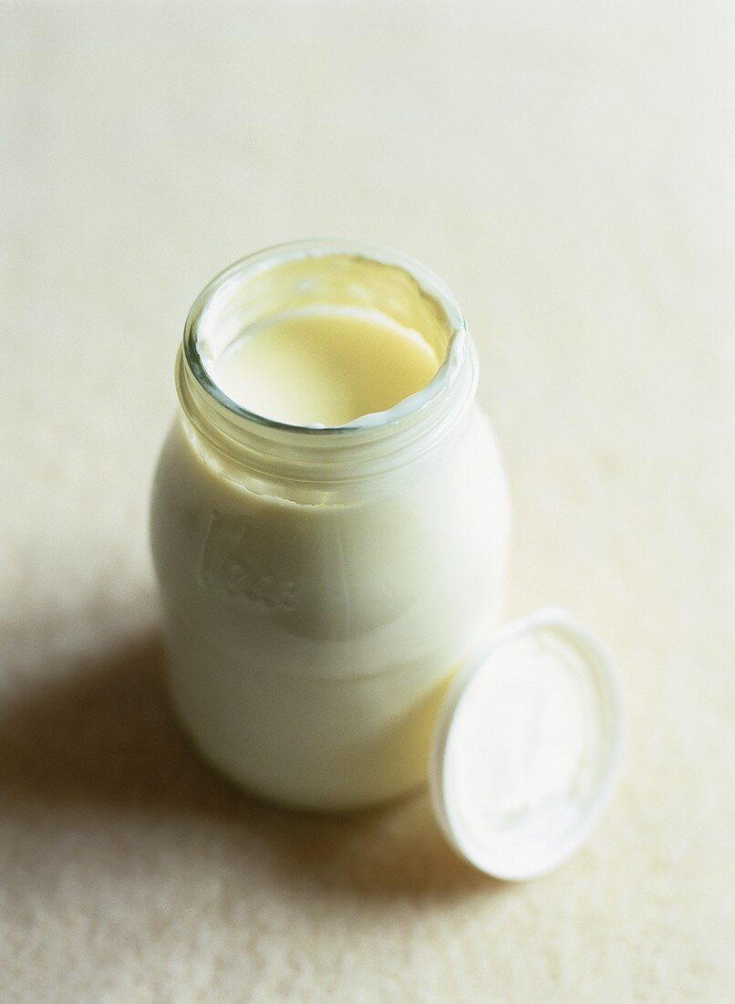 Ein Glas Joghurt