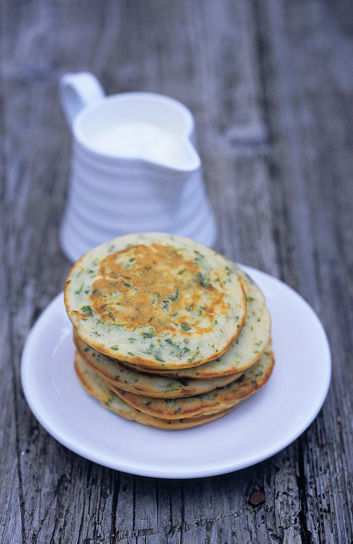 Zucchini-Blinis