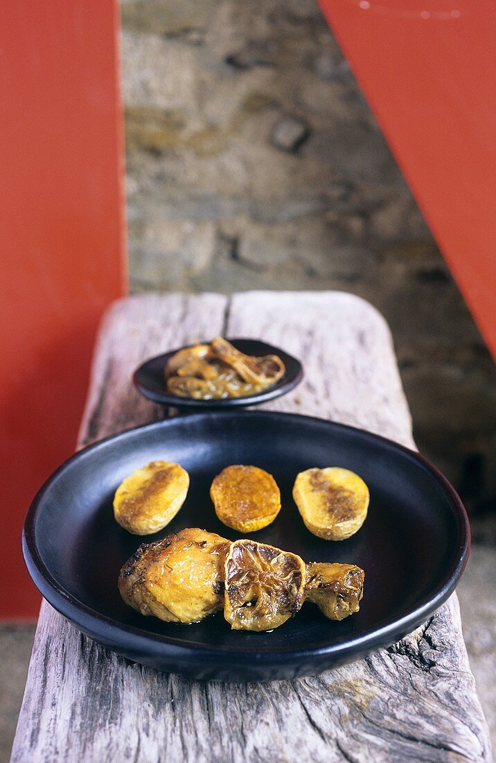 Chicken tajine with lemon