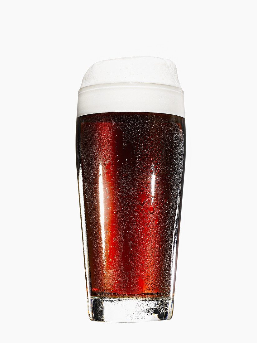 A glass of malt beer