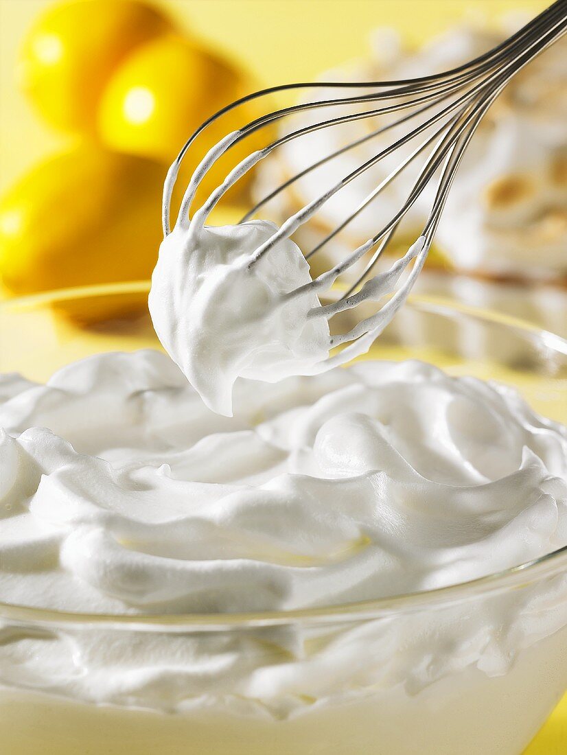Meringue and a whisk