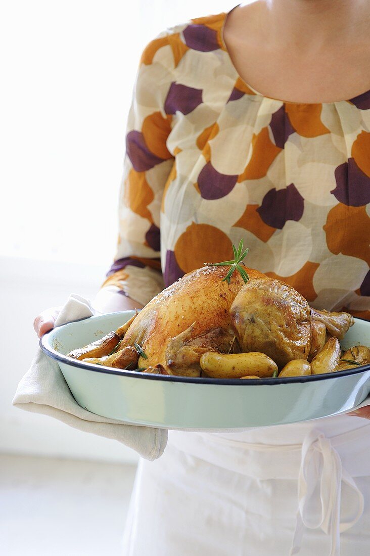Rosemary chicken with potatoes