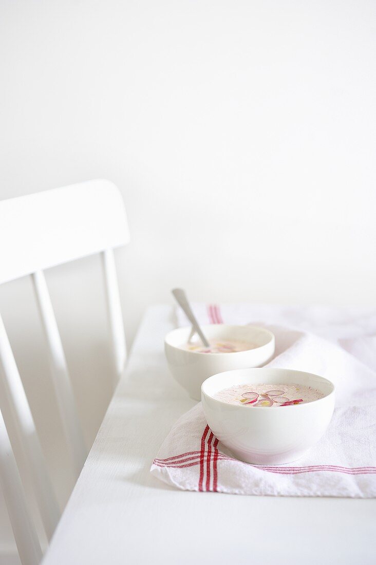 Iced radish soup