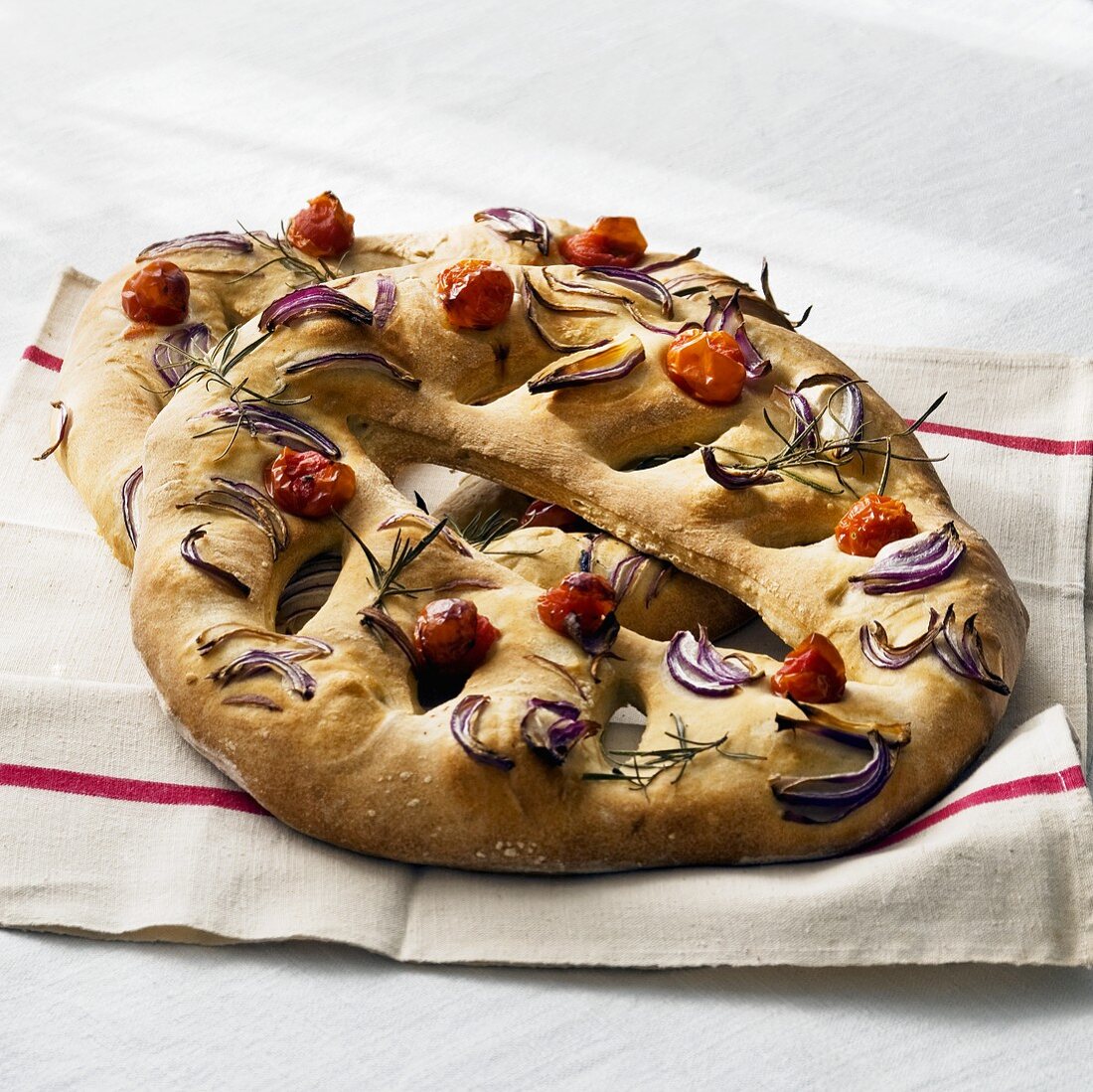 Fougasse (gefülltes Hefefladenbrot, Provence)