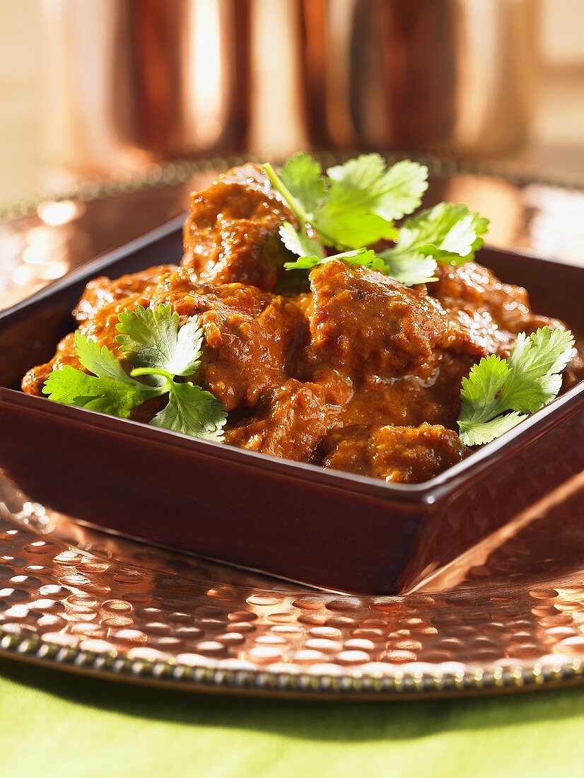 Hähnchen Tikka Masala mit Koriandergrün (Indien)