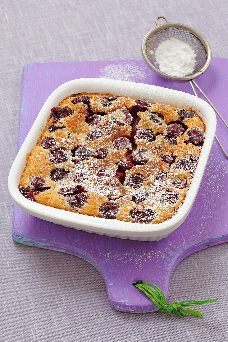 Cherry clafoutis