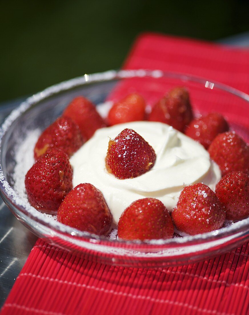 Erdbeeren à la Romanoff